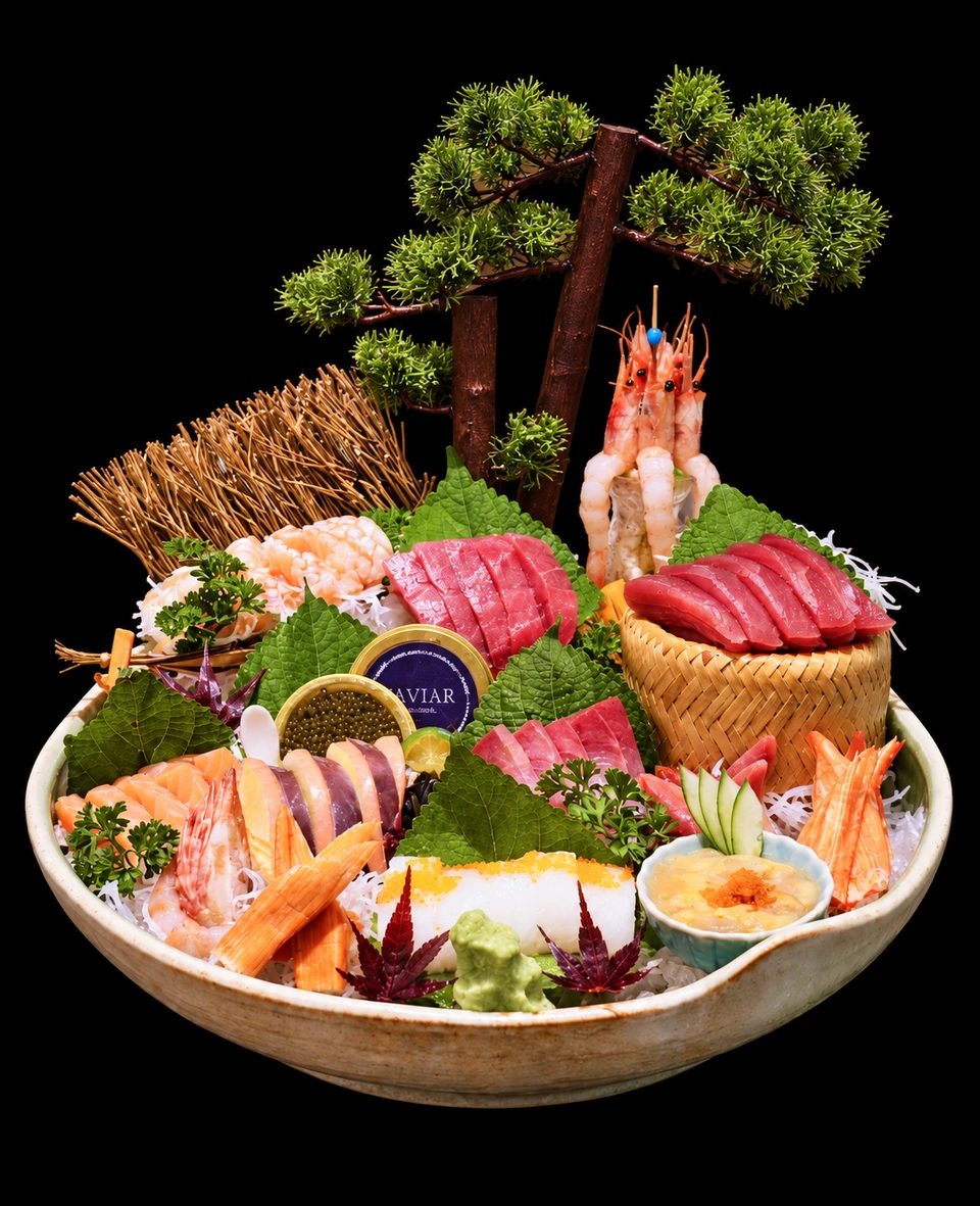 Deluxe Sashimi Platter / 12 Kinds