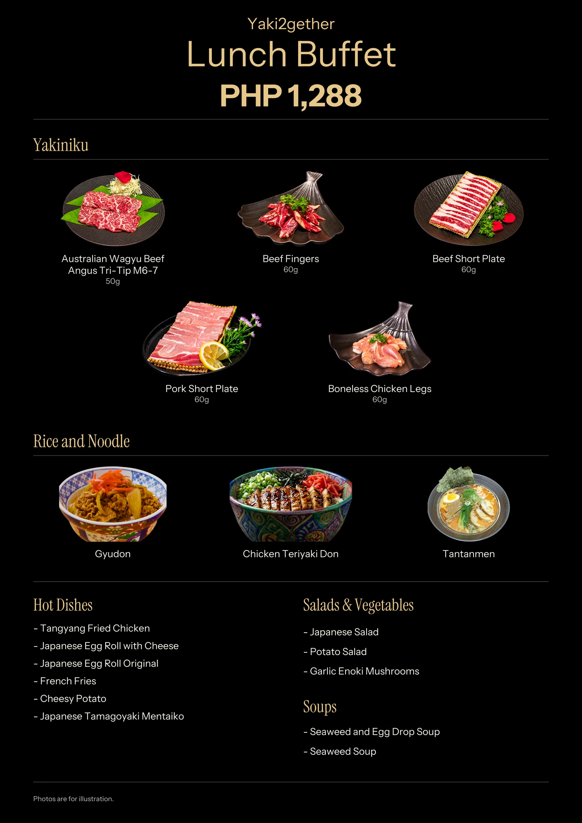 buffet menu page 1