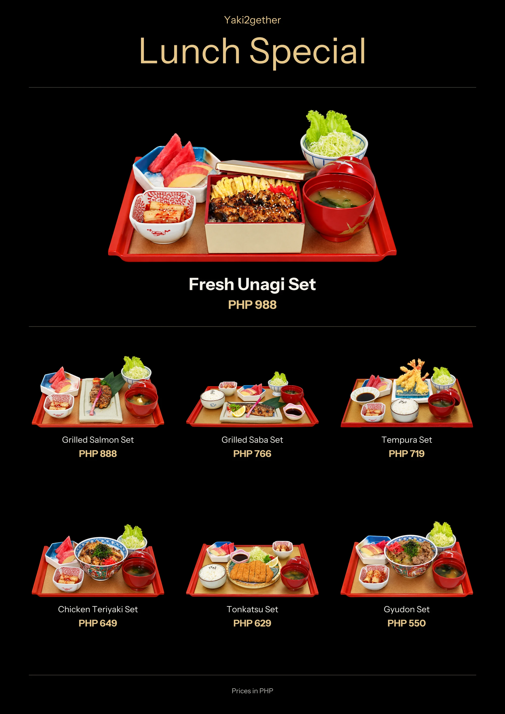 sets menu page 1